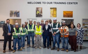 James Talarico, State Representative from Texas visits the Austin Local 1266 Carpenter and Millwright Training Facility