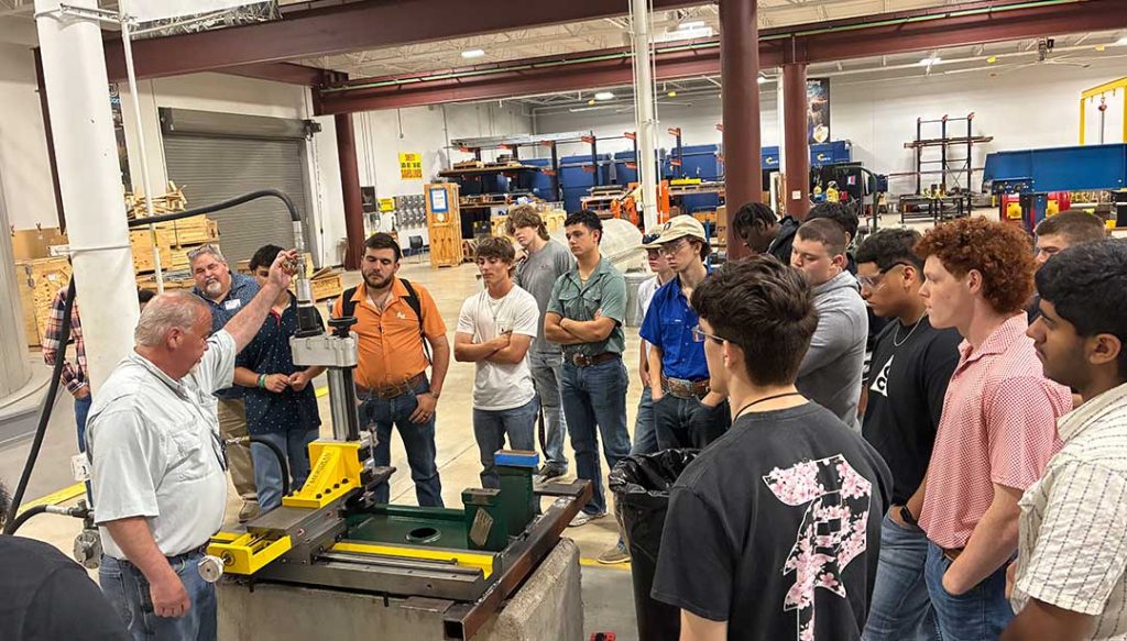 High School Students Visit Carpenter and Millwright Training Center in Texas