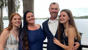 Justin Moore and his family